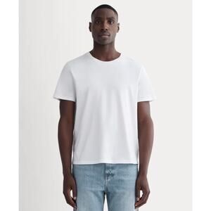 Everlane Essential Organic Crew Tee White Cotton